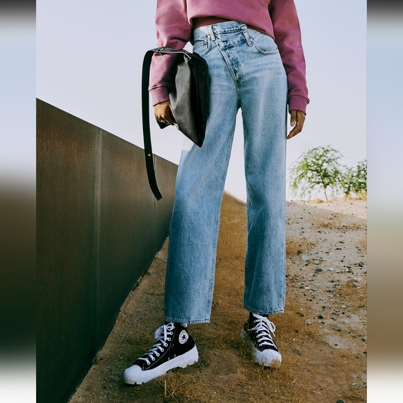 Agolde Criss Cross jeans in Suburbia size 26 - Picture 3 of 7